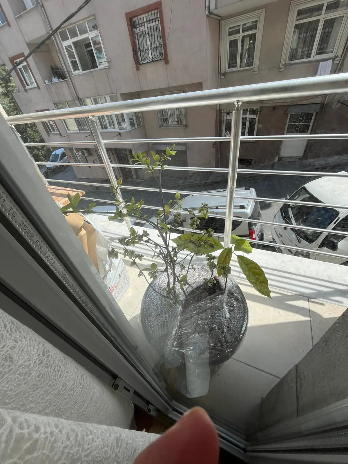 Attached balcony